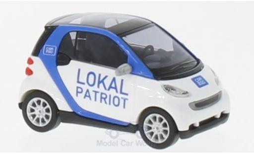 Diecast model cars Smart ForTwo 1/87 Busch Fortwo Lokal Patriot 2007 Car2go Smart ForTwo 1/87 Busch Fortwo Lokal Patriot 2007 Car2go diecast model cars