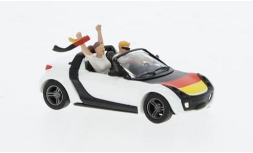Smart Roadster 1/87 Busch Fu&szlig;ball-Fieber 2024 1:87 diecast model cars