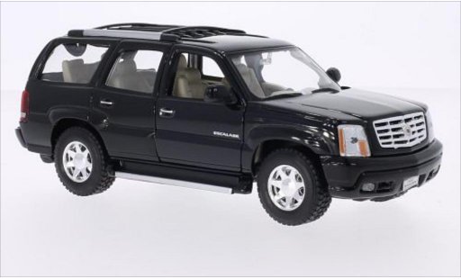 Cadillac Escalade suv 1/24 Welly black 2002 diecast model cars