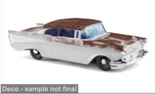 Chevrolet Bel Air 1/87 Busch grau/braun 1957 1:87 diecast model cars