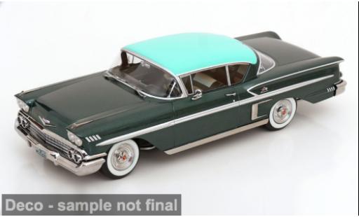 Diecast model cars Chevrolet Bel Air Impala gr&Atilde;&frac14;n/gr&Atilde;&frac14;n 1958 1/18 KK Scale