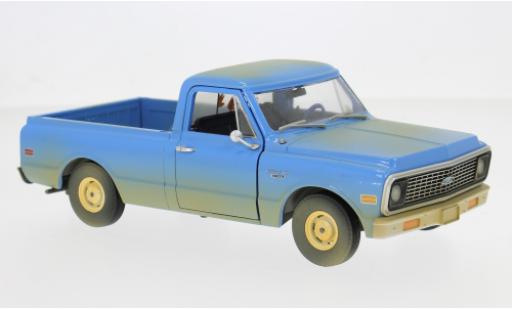 Chevrolet C-10 1/24 Greenlight blau 1971 1:24 diecast model cars