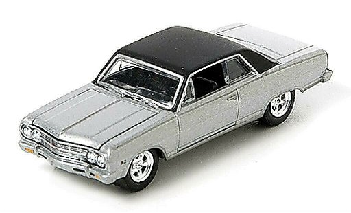 Chevrolet Chevelle Coupe 1/64 Greenlight greygrey/black 1965 diecast model cars