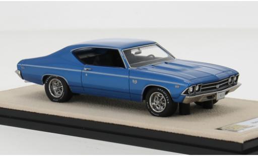 Diecast model cars Chevrolet Chevelle 1/43 Stamp Models SS 39 blau 1:43 Chevrolet Chevelle 1/43 Stamp Models SS 39 blau 1:43 diecast model cars