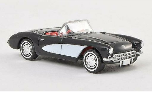 Chevrolet Corvette Convertible 1/87 Busch C1 C1 black/white 1956 diecast model cars