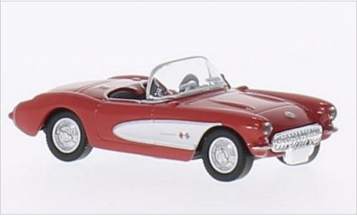 Chevrolet Corvette Convertible 1/87 Schuco C1 C1 red/white diecast model cars