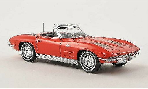 Chevrolet Corvette Convertible 1/43 Spark C2 Sting Ray red 1963 diecast model cars