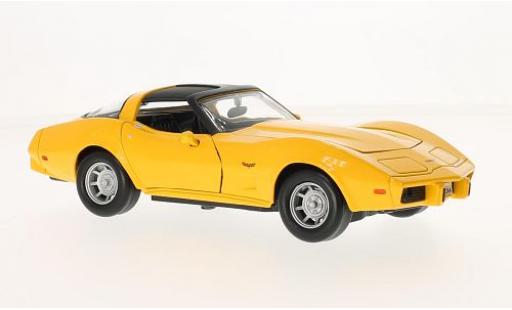 Chevrolet Corvette 1/24 Motormax (C3) gelb 1:24 diecast model cars