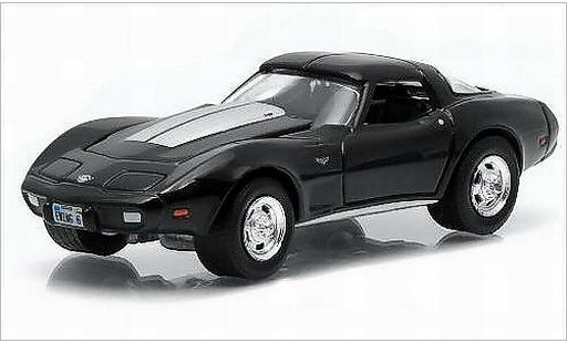 Chevrolet Corvette Coupe 1/64 Greenlight C3 black/grey 1978 diecast model cars