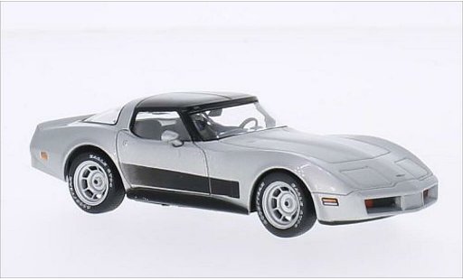 Chevrolet Corvette Coupe 1/43 WhiteBox C3 grey 1980 diecast model cars