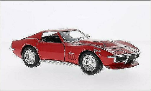 Chevrolet Corvette Stingray 1/24 Jada Toys C3 red 1969 diecast model cars