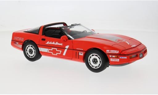 Chevrolet Corvette 1/18 Greenlight (C4) rot/silber 1988 Malcolm 1:18 diecast model cars
