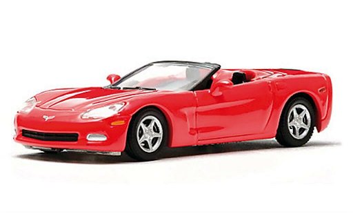 Chevrolet Corvette Convertible 1/64 Greenlight C6 red 2005 diecast model cars