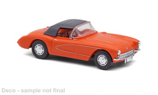 Chevrolet Corvette 1/87 Busch orange/grau 1956 1:87 diecast model cars