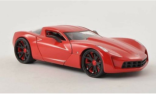 Chevrolet Corvette concept 1/24 Jada Toys C6 red 2009 diecast model cars
