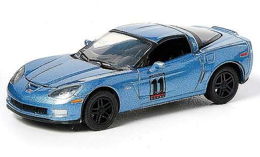 Chevrolet Corvette Coupe 1/64 Greenlight C6 blue 2011 diecast model cars