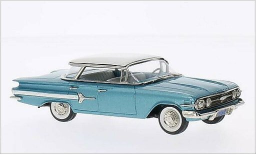Chevrolet Impala Sedan 1/43 Brooklin 4-door Hardtop Sport metallic turquoise/white 1960 diecast model cars