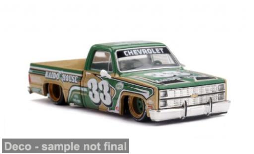 Chevrolet Silverado 1/64 Mini GT Kaido Intimidator V2 gr&uuml;n/braun 1980 1:64 diecast model cars