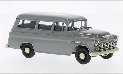 Chevrolet Suburban suv 1/43 Brooklin Carryall grey 1955 diecast model cars