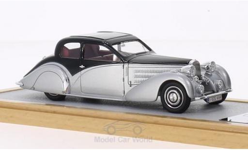 Diecast model cars Bugatti 57 SC 1/43 Chromes Type Coach Ventoux Gangloff Speciale Roussel black/grey RHD 1937 Bugatti 57 SC 1/43 Chromes Type Coach Ventoux Gangloff Speciale Roussel black/grey RHD 1937 diecast model cars