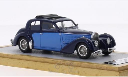Diecast model cars Bugatti 57 S 1/43 Chromes Type Galibier Gangloff Demi Berline blue/blue RHD 1937 sn603 Bugatti 57 S 1/43 Chromes Type Galibier Gangloff Demi Berline blue/blue RHD 1937 sn603 diecast model cars