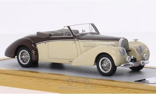 Diecast model cars Bugatti 57 S 1/43 Chromes Type C Aravis Letourner & Marchand beige/brown RHD 1939 sn826 Bugatti 57 S 1/43 Chromes Type C Aravis Letourner & Marchand beige/brown RHD 1939 sn826 diecast model cars