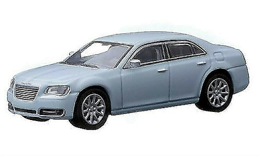 Chrysler 300C Sedan 1/64 Greenlight blue 2013 diecast model cars