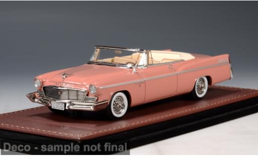 Diecast model cars Chrysler New Yorker rosa/beige 1956 1/43 GLM