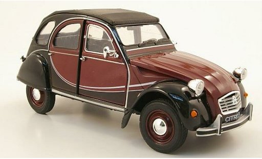 Citroen 2CV Charleston 1/24 Welly 6 red/black diecast model cars