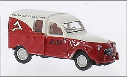Citroen 2CV Fourgonnette 1/87 Brekina AZU Delta air transport (F) diecast model cars