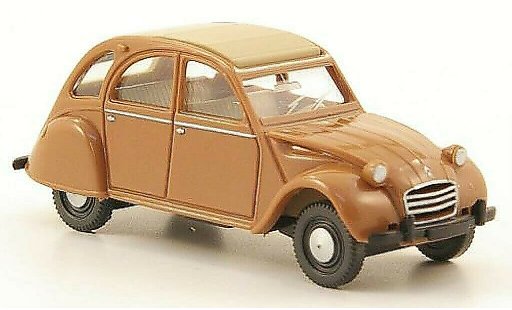 Citroen 2CV Berline 1/87 Wiking brown/beige diecast model cars