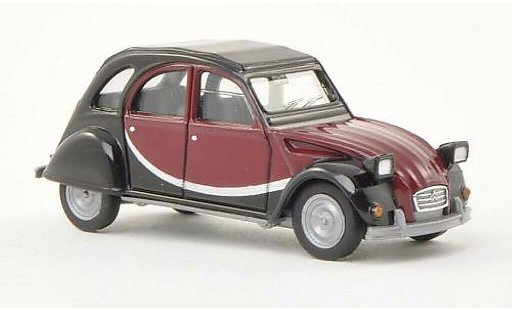 Citroen 2CV Charleston 1/87 Herpa black/red diecast model cars