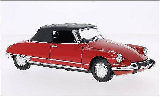 Citroen DS 19 1/24 Welly Convertible red diecast model cars