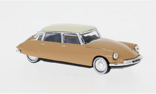 Citroen DS 1/87 Norev 19 braun/weiss 1959 1:87 diecast model cars