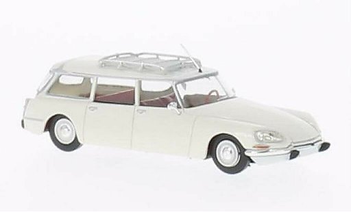 Citroen DS Break 1/87 Brekina Estate white diecast model cars