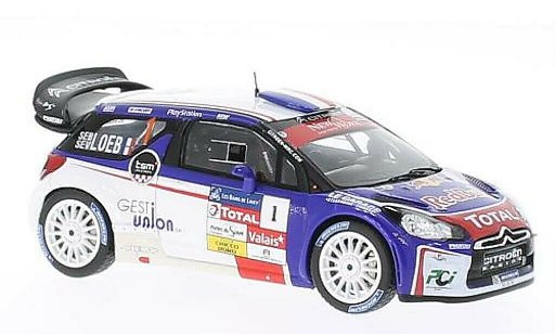 DS Automobiles DS3 WRC 1/43 Spark No.1 Red Bull Rally du Chablais 2013 diecast model cars