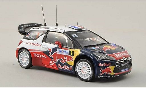 DS Automobiles DS3 WRC 1/43 Norev No.1 Red Bull / Total Rally de France 2012 /D.Elena diecast model cars