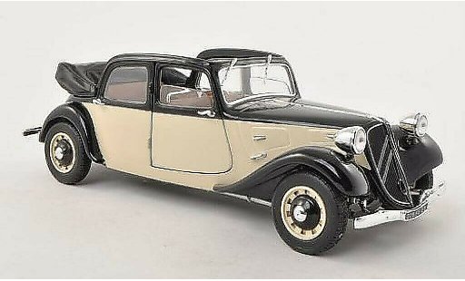 Citroen Traction 11 1/18 Solido B Decouvrable black/beige 1938 diecast model cars