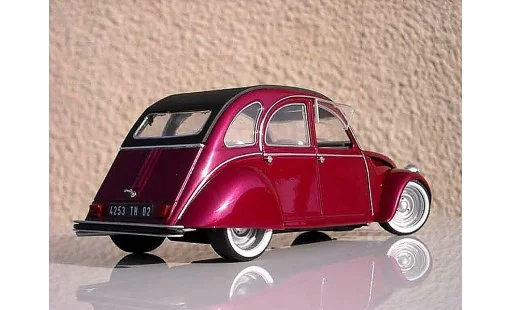 Citroen 2CV Berline 1/18 Solido custom blush effect diecast model cars