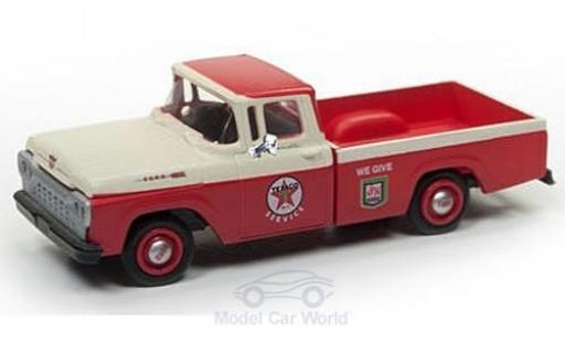 Diecast model cars Ford F-1 1/87 Classic Metal Works 00 Pick Up red/beige Texaco Service 1960 Ford F-1 1/87 Classic Metal Works 00 Pick Up red/beige Texaco Service 1960 diecast model cars