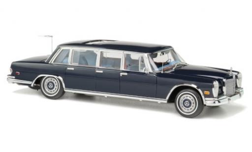 Diecast model cars Mercedes 600 1/18 CMC Pullman (W100) blue King of Rock n Roll Mercedes 600 1/18 CMC Pullman (W100) blue King of Rock n Roll diecast model cars
