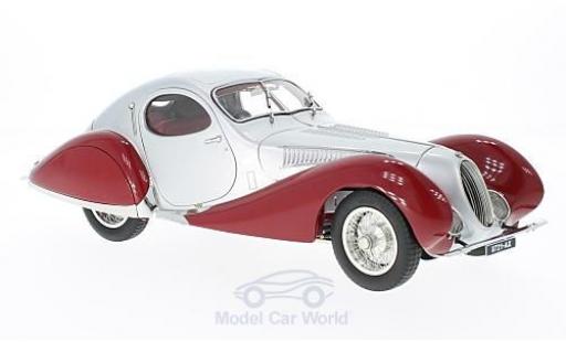 Diecast model cars Talbot Lago 1/18 CMC Coupe Typ 150 C-SS Teardrop Figoni & Falaschi grey/red RHD 1937 Talbot Lago 1/18 CMC Coupe Typ 150 C-SS Teardrop Figoni & Falaschi grey/red RHD 1937 diecast model cars