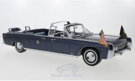 Diecast model cars Lincoln Continental 1/18 CMF SS-100-X metallic blue John F. Kennedy 1961 Lincoln Continental 1/18 CMF SS-100-X metallic blue John F. Kennedy 1961 diecast model cars