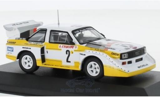 Diecast model cars Audi Sport Quattro 1/43 CMR Sport quattro S1 No.2 HB Team HB Rallye WM Rallye Monte Carlo 1986 mit Decals W.Röhrl/C.Geistdörfer Audi Sport Quattro 1/43 CMR Sport quattro S1 No.2 HB Team HB Rallye WM Rallye Monte Carlo 1986 mit Decals W.Röhrl/C.Geistdörfer diecast model cars