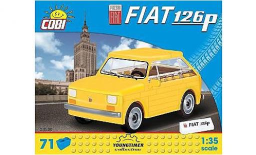 Diecast model cars Fiat 126 1/35 Cobi P yellow Bausteine Anzahl le Blöcke: 71 Fiat 126 1/35 Cobi P yellow Bausteine Anzahl le Blöcke: 71 diecast model cars