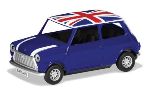 Diecast model cars Mini Cooper 1/36 Corgi blue/white RHD Union Jack Best of Britannique Mini Cooper 1/36 Corgi blue/white RHD Union Jack Best of Britannique diecast model cars
