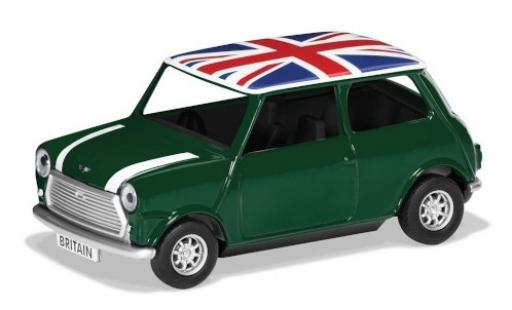 Diecast model cars Mini Cooper 1/36 Corgi green/white RHD Union Jack Best of Britannique Mini Cooper 1/36 Corgi green/white RHD Union Jack Best of Britannique diecast model cars