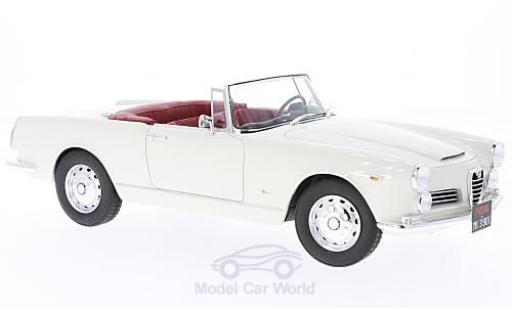 Diecast model cars Alfa Romeo 2600 1/18 Cult Scale Models Spyder Touring white 1961 ohne Vitrine Alfa Romeo 2600 1/18 Cult Scale Models Spyder Touring white 1961 ohne Vitrine diecast model cars