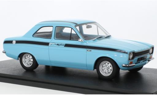 Diecast model cars Ford Escort 1/18 Cult Scale Models MKI Mexico blue clair RHD 1973 Ford Escort 1/18 Cult Scale Models MKI Mexico blue clair RHD 1973 diecast model cars