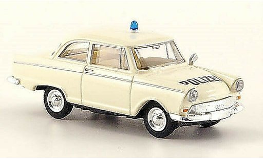 DKW Junior police 1/87 Brekina white diecast model cars